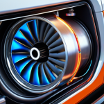 **

"Optimized truck engine combustion chamber, close-up, fuel efficiency innovation, modern design, bright colors."

**